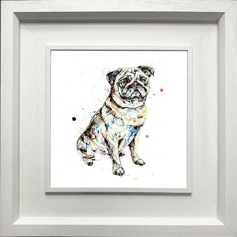 Anticipation - Pug Print with Size and Presentation Options