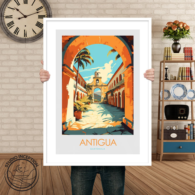 Antigua Minimalist Print