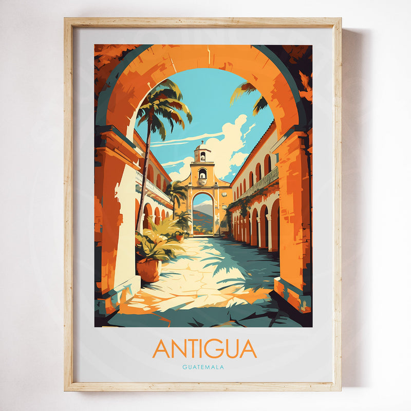 Antigua Minimalist Print