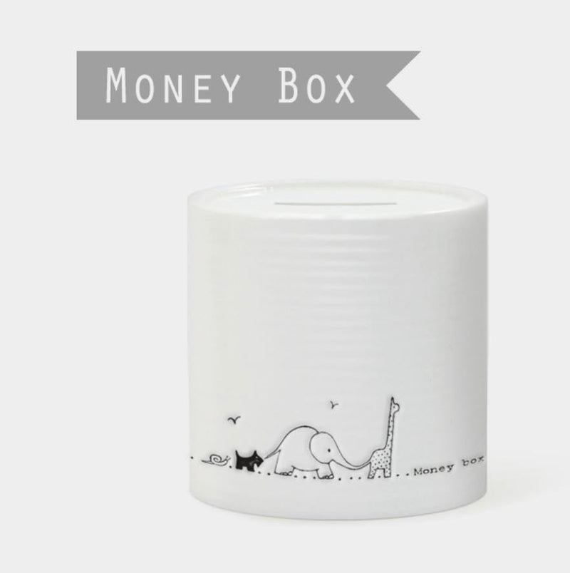 Nursery Animals Porcelain Money Box - East Of India
