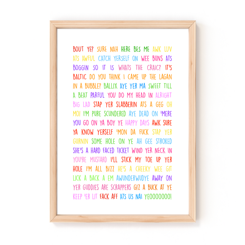 Belfast-isms Print