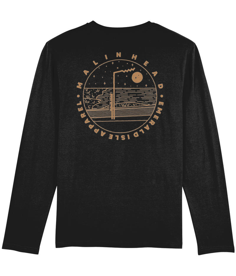 Black Malin Head Shuffler Long Sleeve T-Shirt