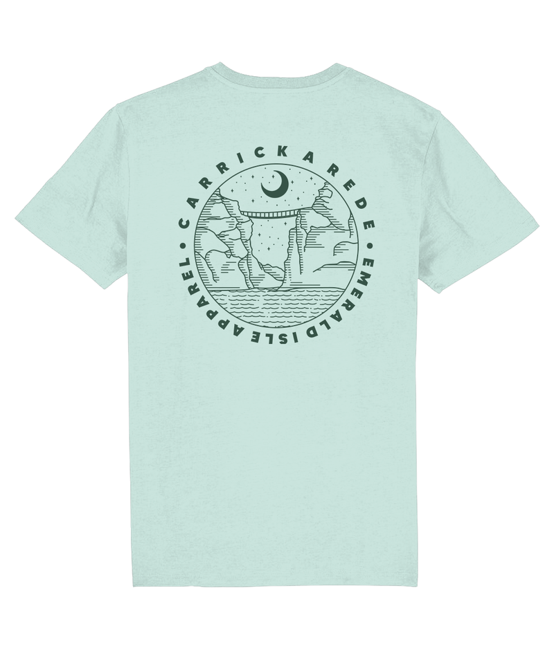 Caribbean Blue Carrick-A-Rede Unisex T-Shirt