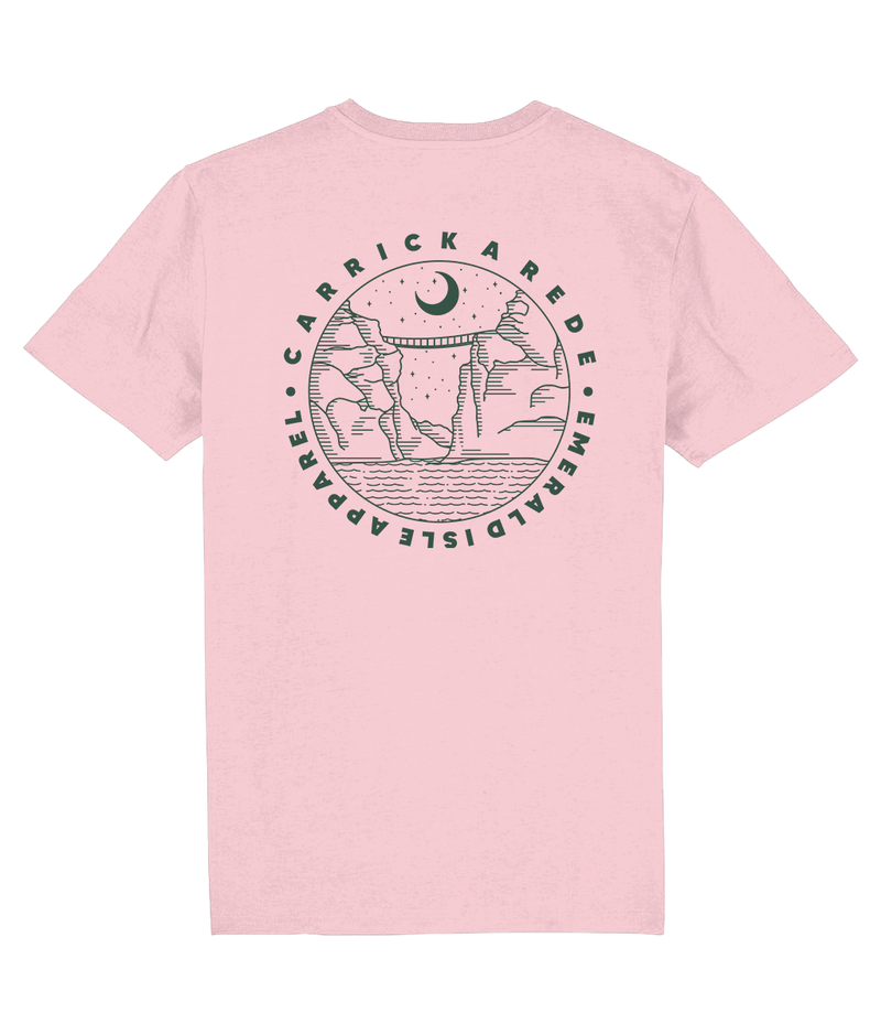 Cotton Pink Carrick-A-Rede Unisex T-Shirt