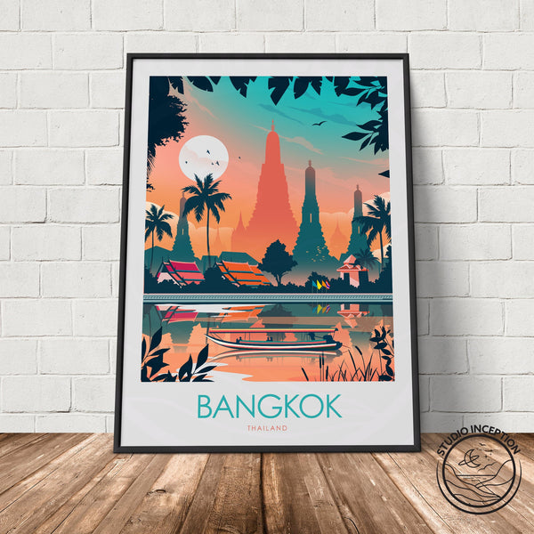 Bangkok Minimalist Print