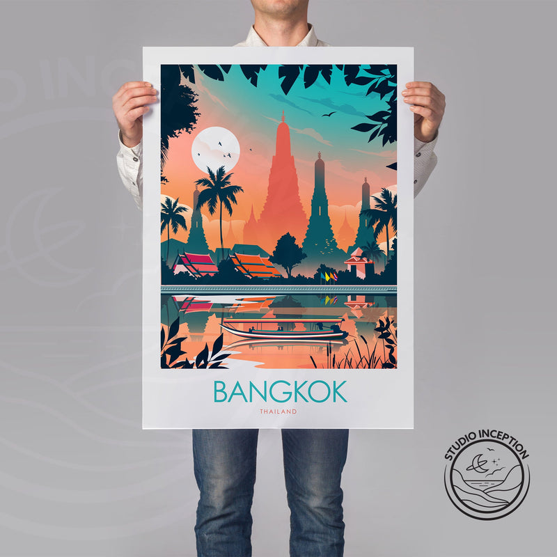 Bangkok Minimalist Print