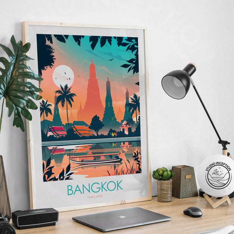 Bangkok Minimalist Print