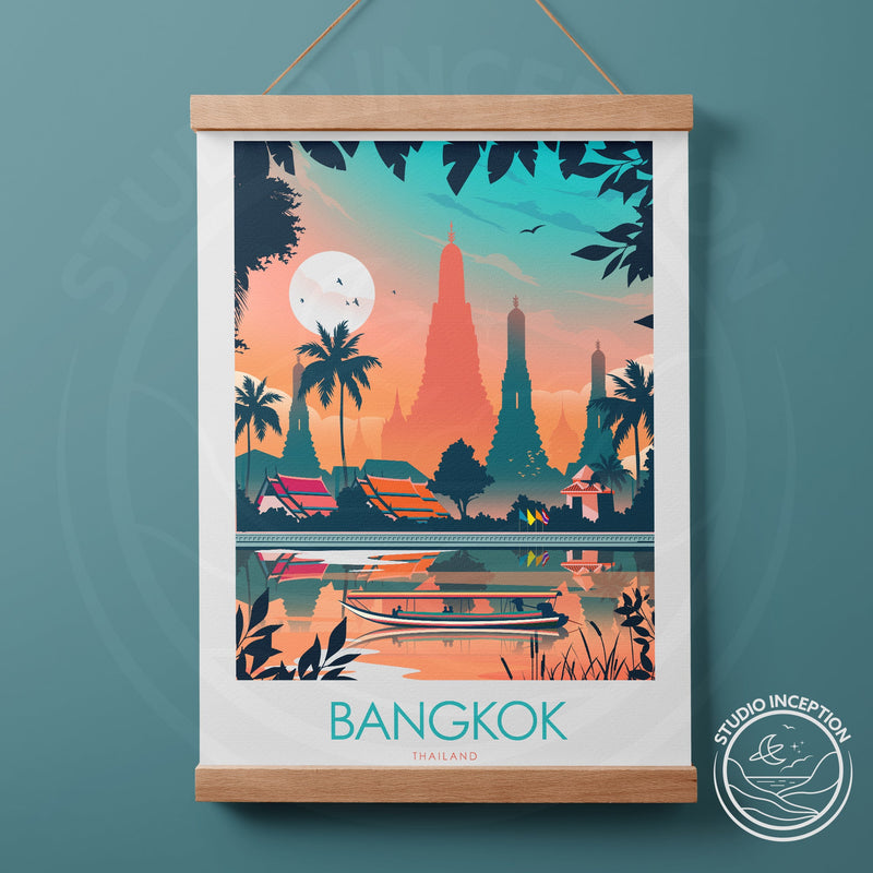 Bangkok Minimalist Print