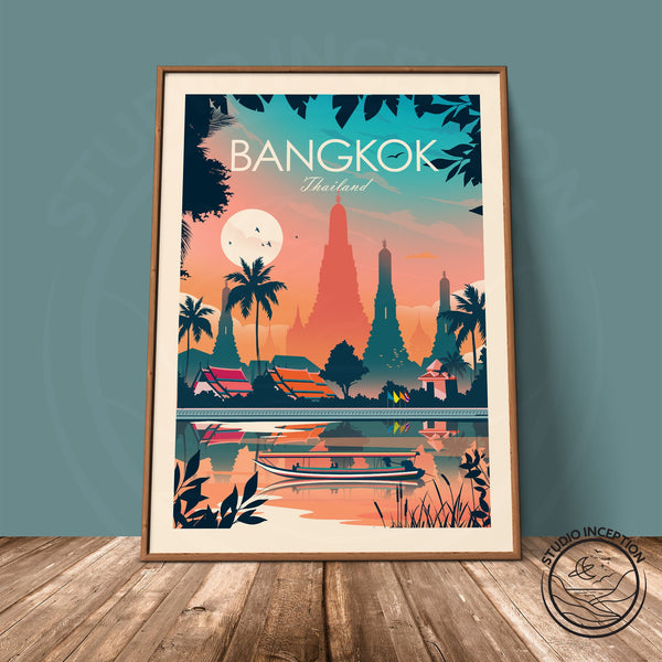 Bangkok Traditional Style Print