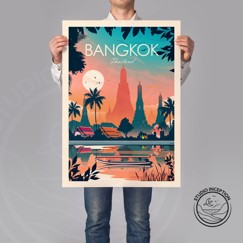 Bangkok Traditional Style Print