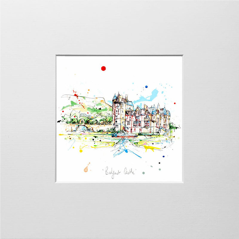 Belfast Castle - Northern Ireland Print with Size and Presentation Options