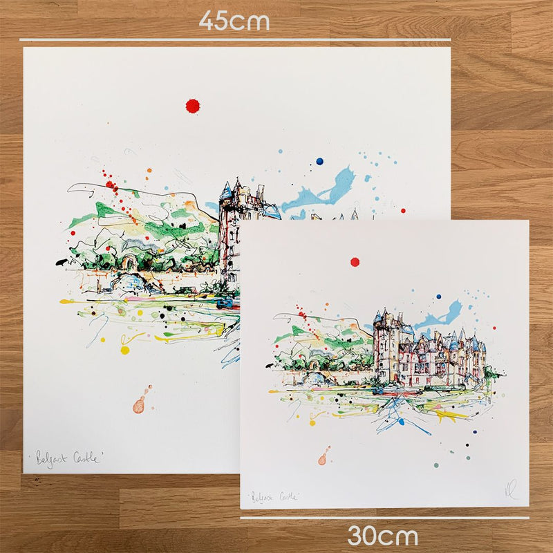Belfast Castle - Northern Ireland Print with Size and Presentation Options