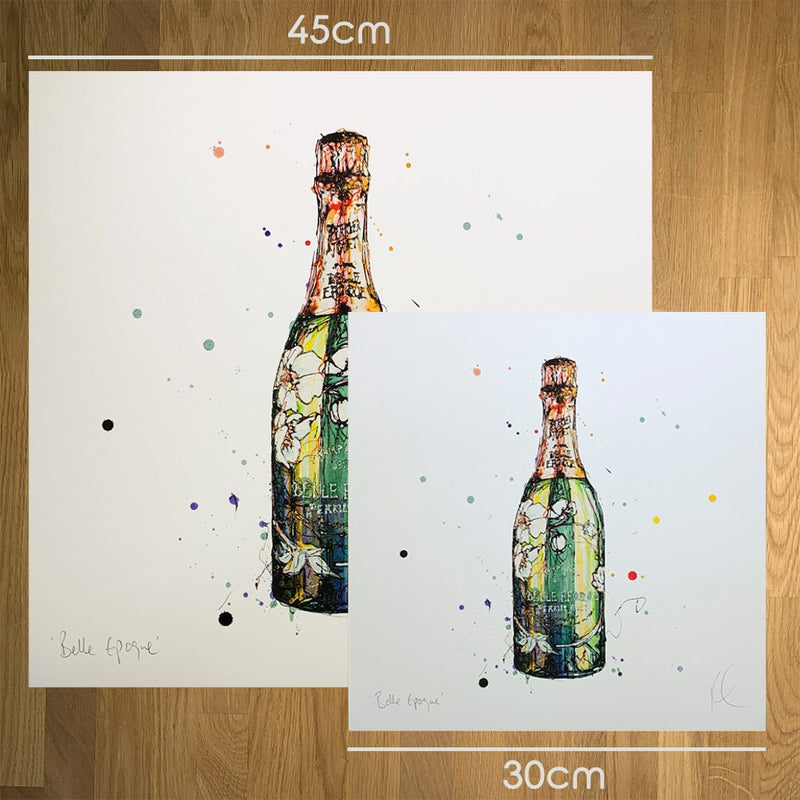 Belle Epoque - Champagne Print with Size and Presentation Options