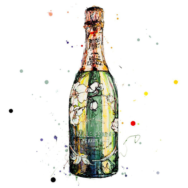 Belle Epoque - Champagne Print with Size and Presentation Options