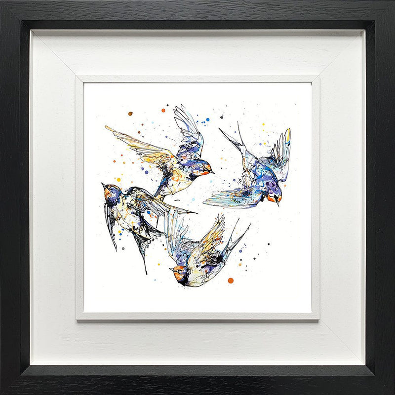 Belonging - Swallows Print with Size and Presentation Options