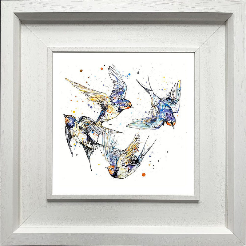 Belonging - Swallows Print with Size and Presentation Options