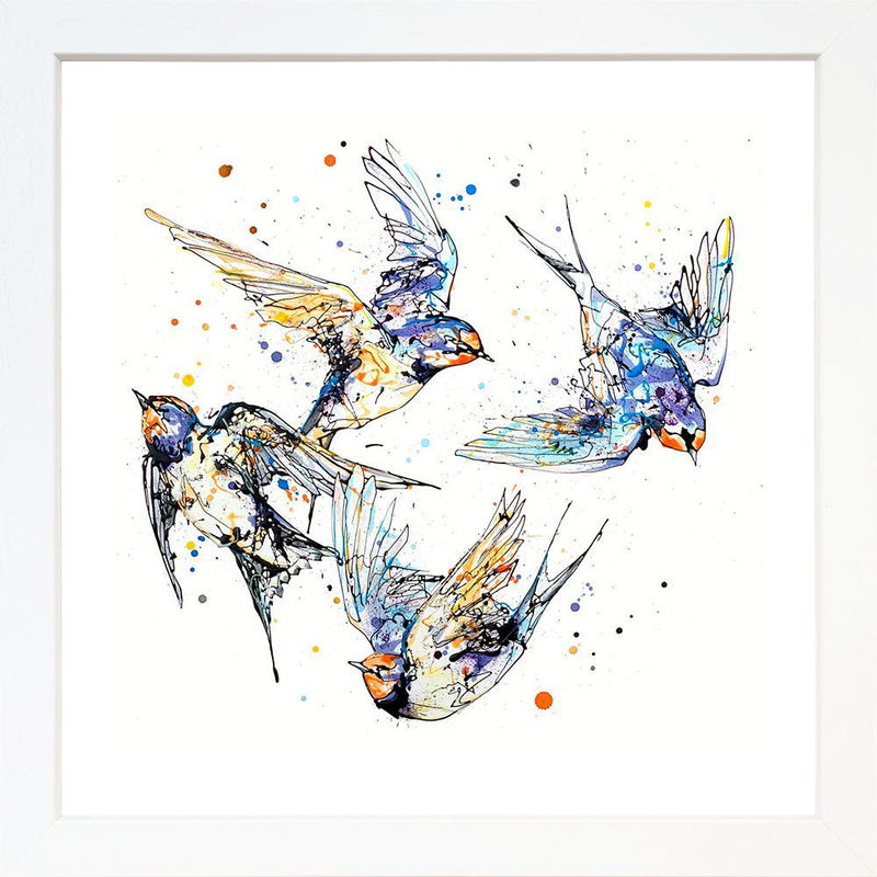 Belonging - Swallows Print with Size and Presentation Options