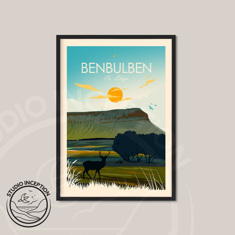 Benbulben Co Sligo Traditional Style Print