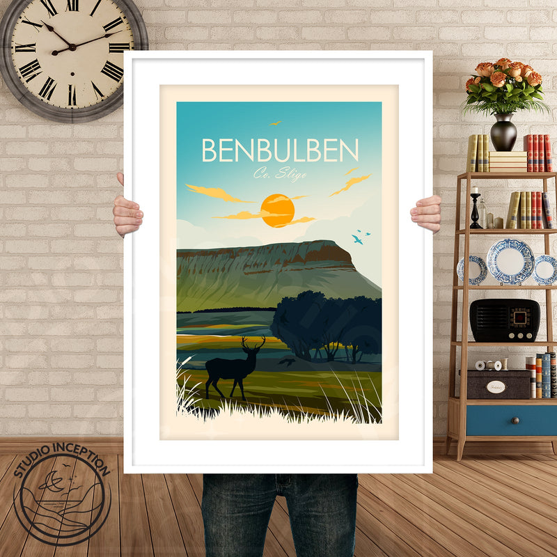 Benbulben Co Sligo Traditional Style Print