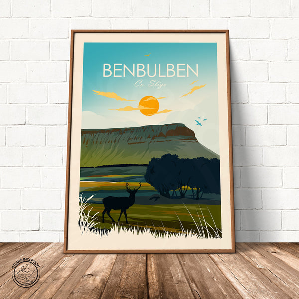 Benbulben Co Sligo Traditional Style Print