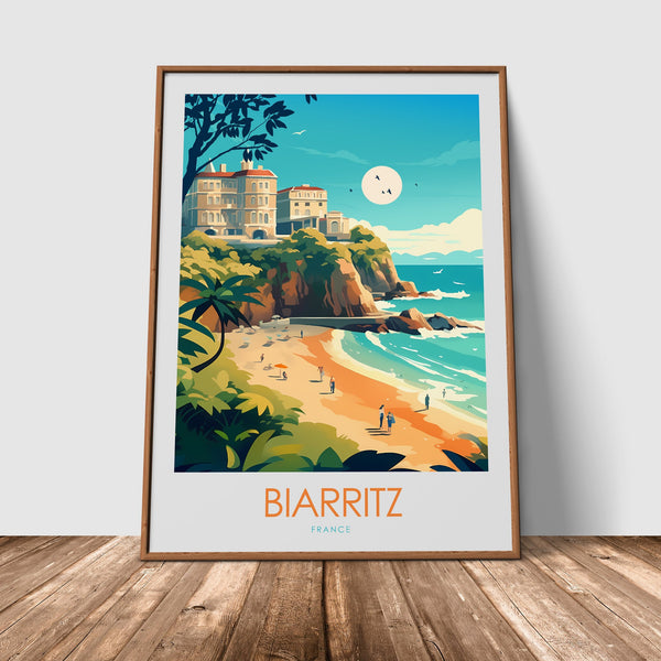 Biarritz Minimalist Print