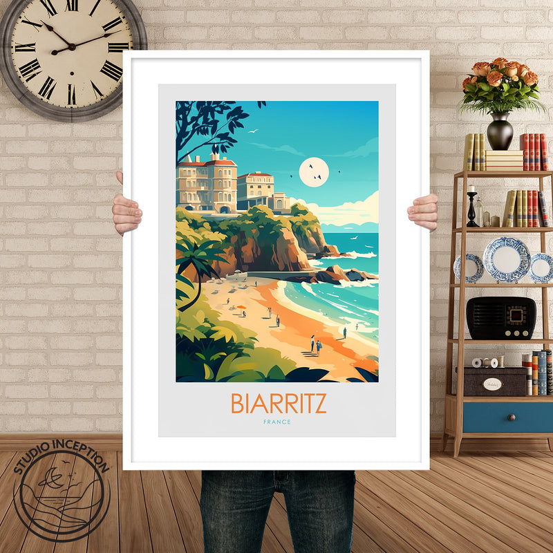 Biarritz Minimalist Print