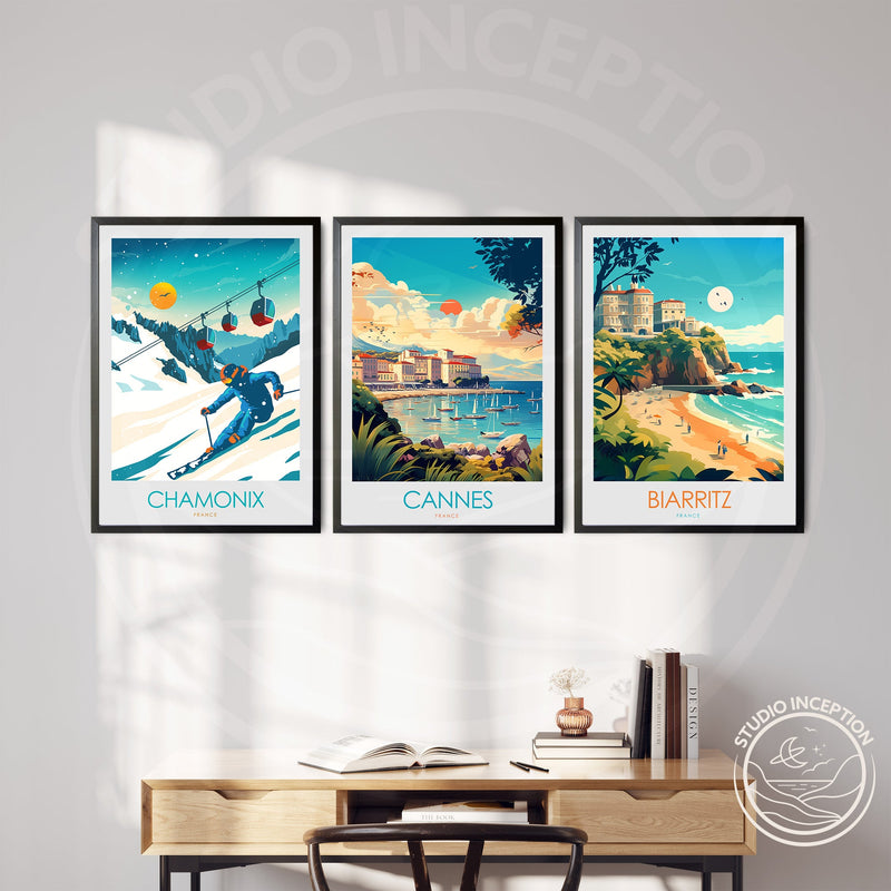 Biarritz Minimalist Print