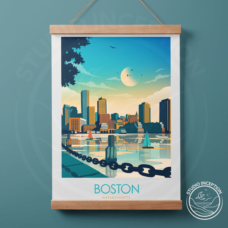 Boston Minimalist Print