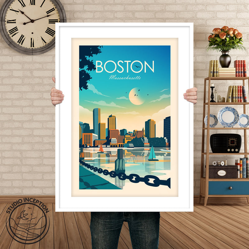 Boston Traditional Style Print