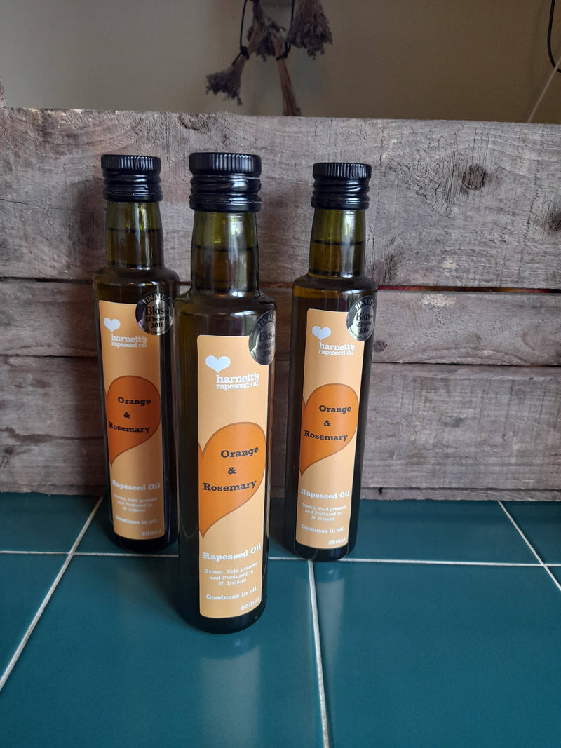 Harnett's Orange and Rosemary Rapeseed Oil