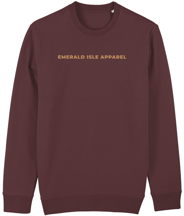 Burgundy Emerald Isle Apparel Sweatshirt