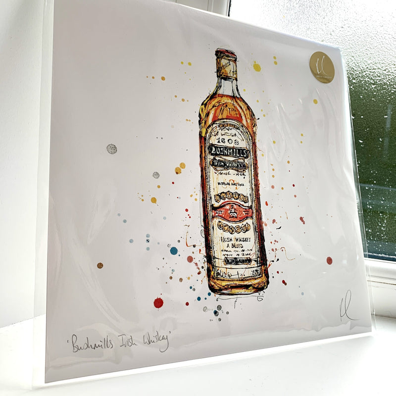 Bushmills Irish Whiskey Print with Size and Presentation Options