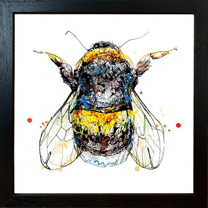 Buzz - Bumble Bee Print with Size and Presentation Options