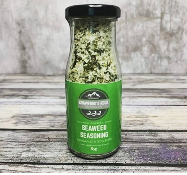 Whiskey Smoked Seaweed Seasoning with toasted Nori ,Garlic and Rosemary