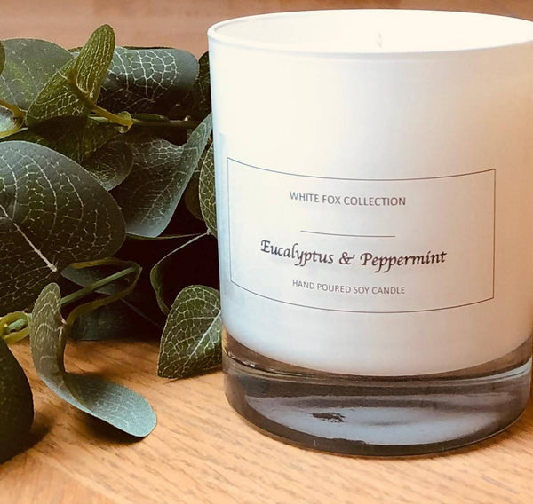 Eucalyptus & Peppermint Hand Poured Soy Candle