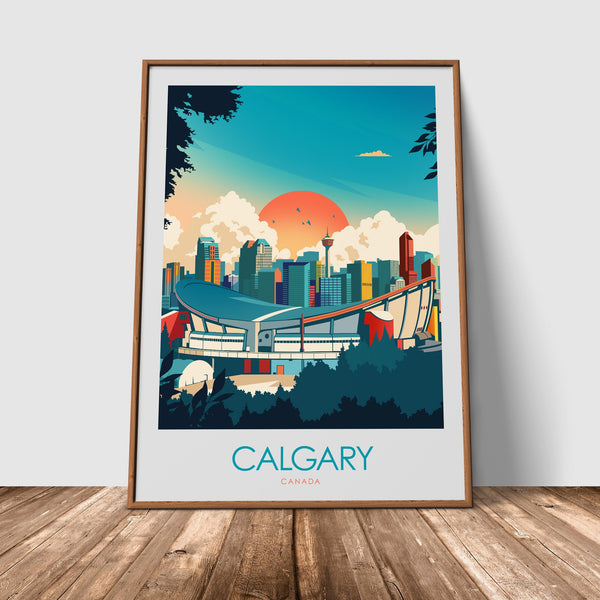 Calgary Minimalist Print