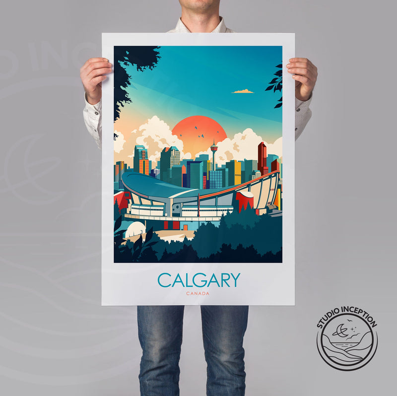 Calgary Minimalist Print