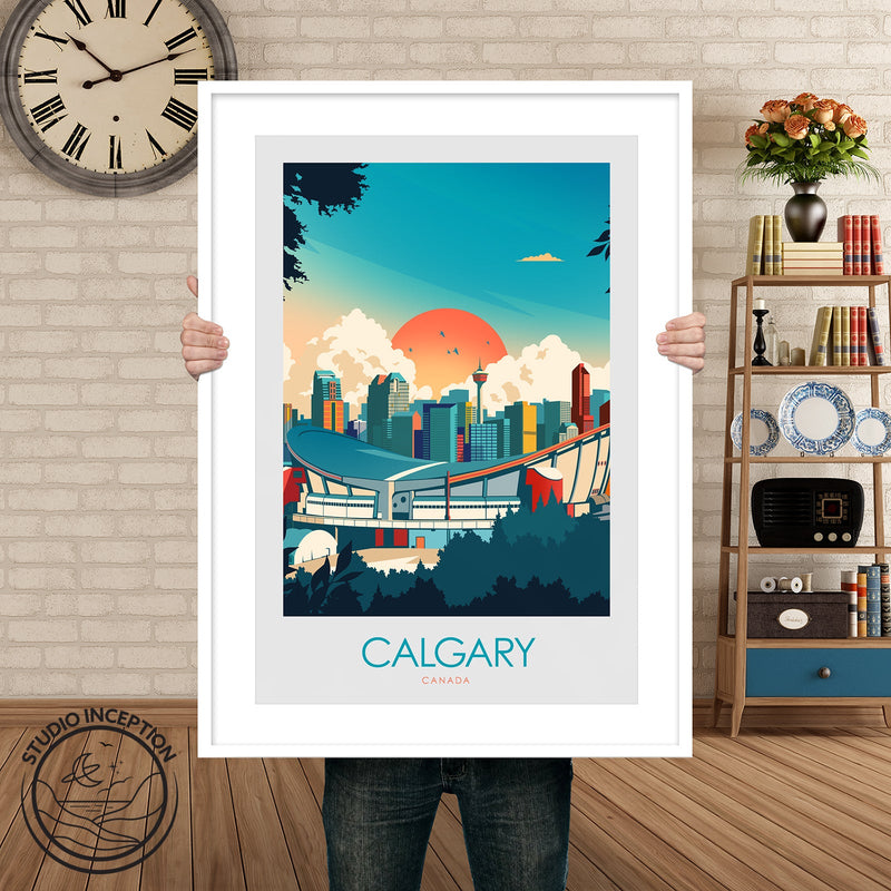 Calgary Minimalist Print