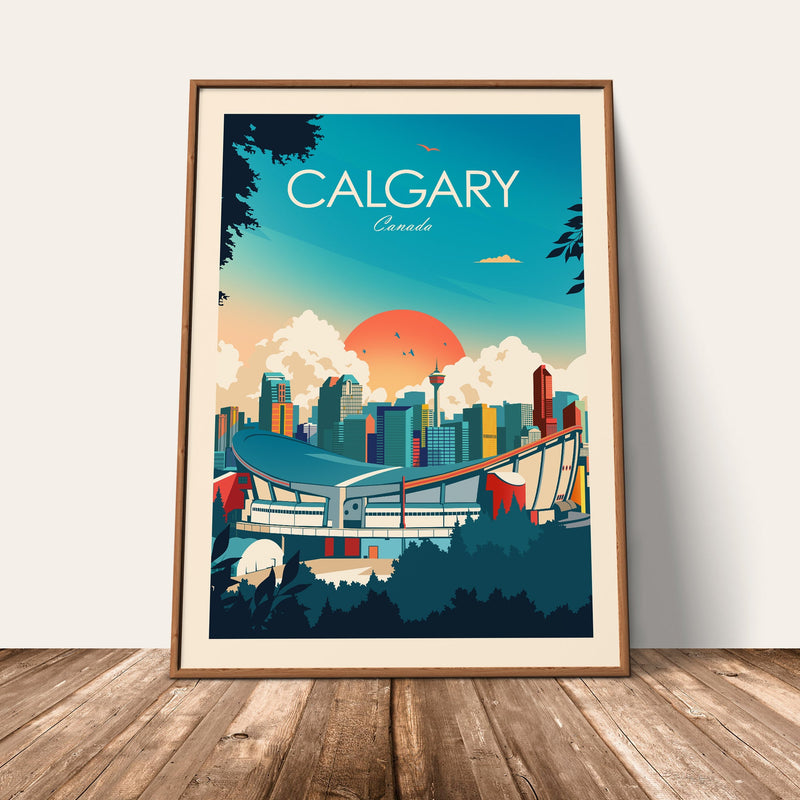 Calgary Traditional Style Print