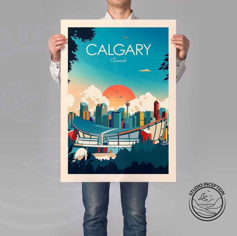 Calgary Traditional Style Print