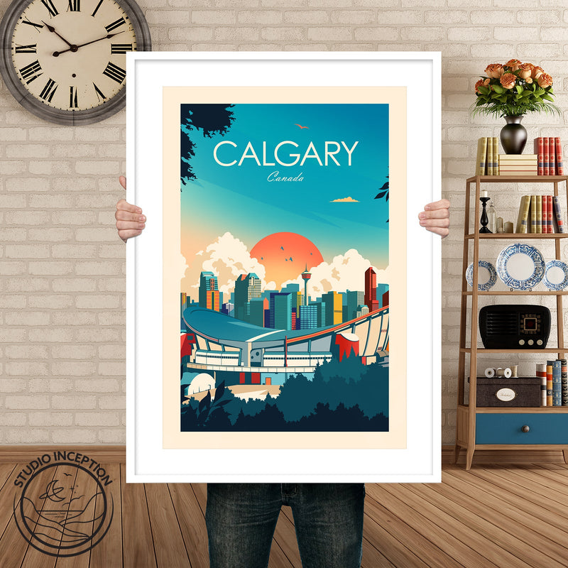 Calgary Traditional Style Print