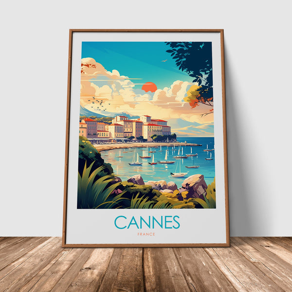 Cannes Minimalist Print