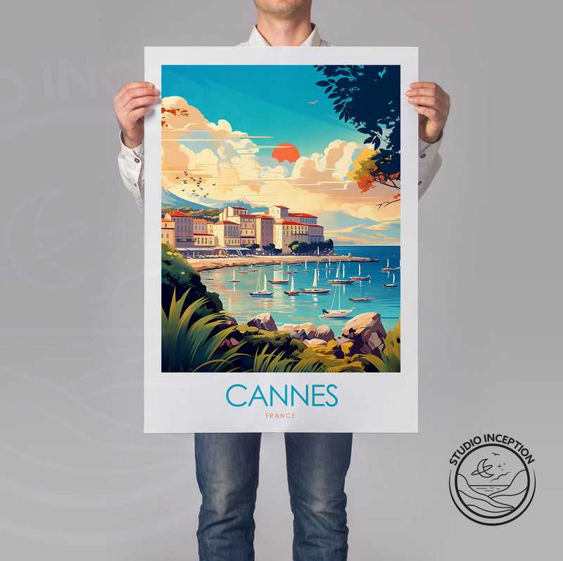 Cannes Minimalist Print