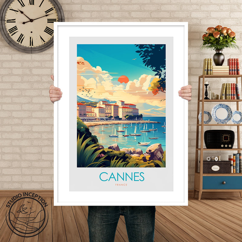 Cannes Minimalist Print