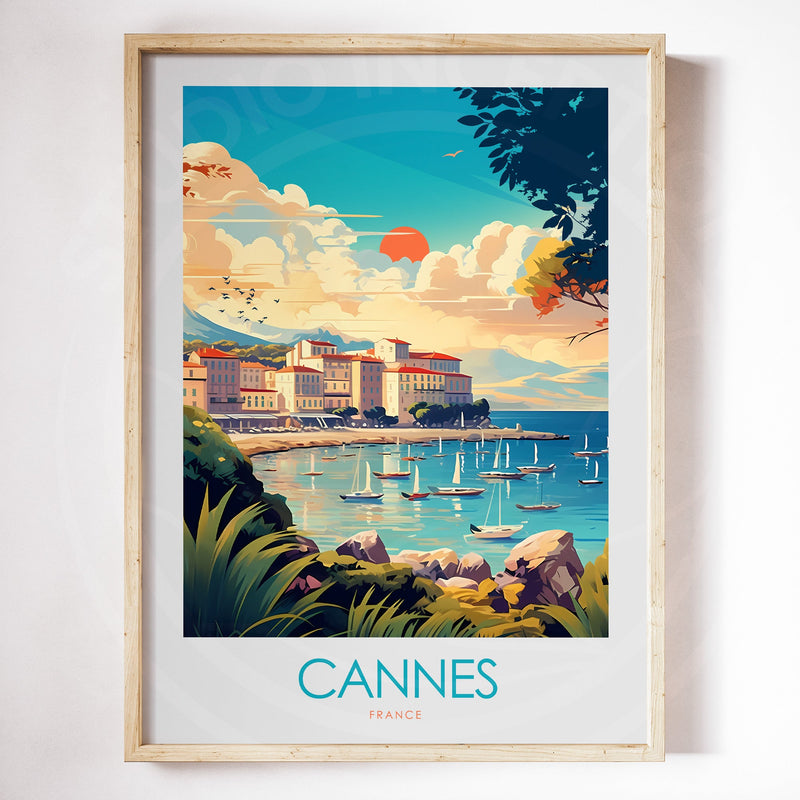 Cannes Minimalist Print