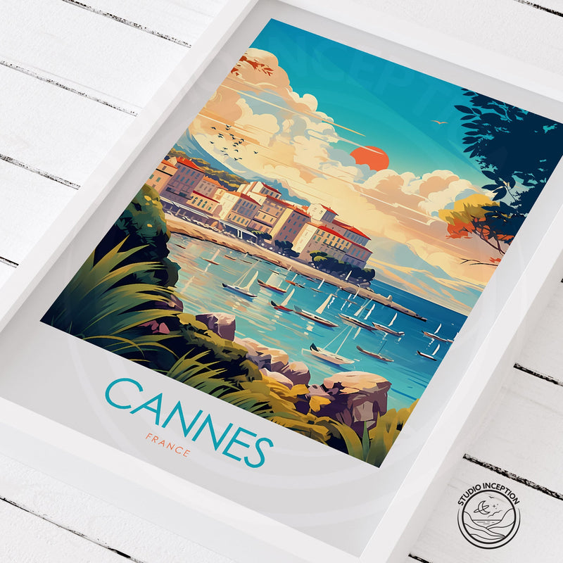 Cannes Minimalist Print