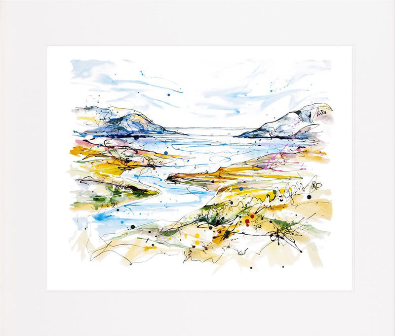 Carlingford Lough - Northern Ireland Print, 45x56cm with Mounting Options