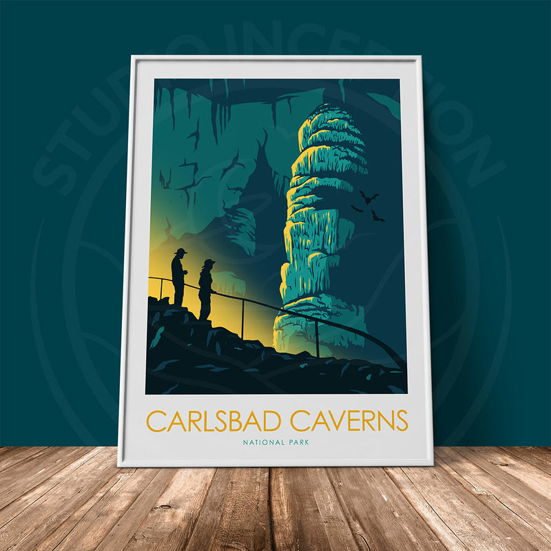 Carlsbad Caverns National Park Minimalist Print