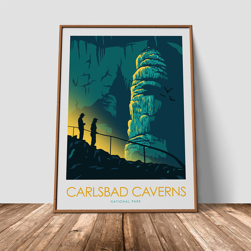 Carlsbad Caverns National Park Minimalist Print