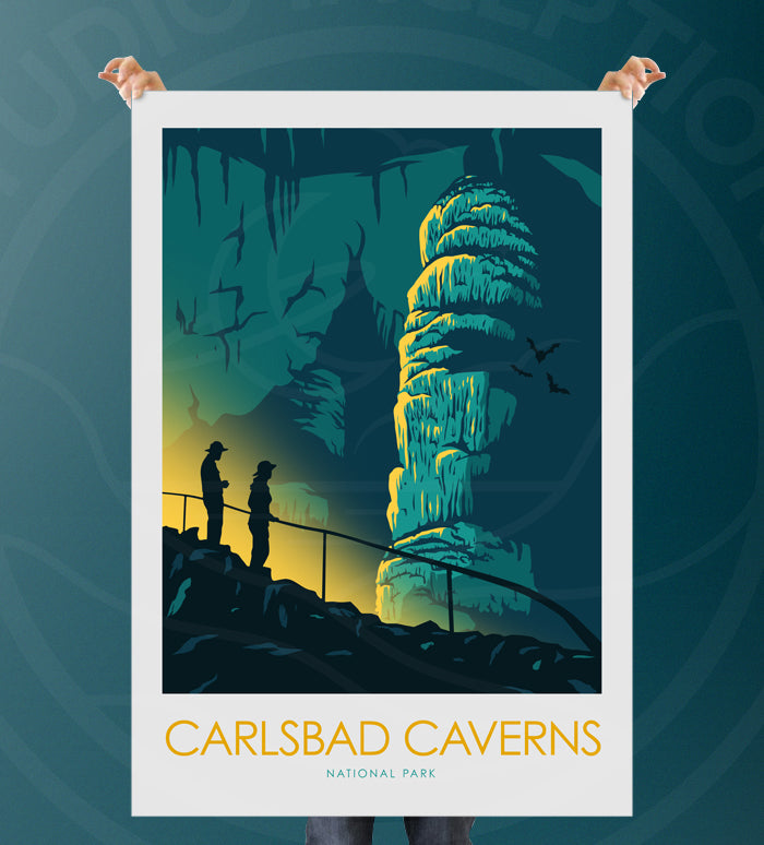 Carlsbad Caverns National Park Minimalist Print